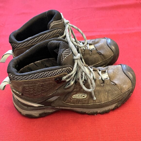 Women's Keen Targhee Brindle/Golden Brown Hiking Boot 1018159 Size 9 - Picture 4 of 9